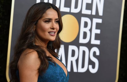 La mexicana Salma Hayek fue invitada a la ceremonia para presentar un premio. (AP)