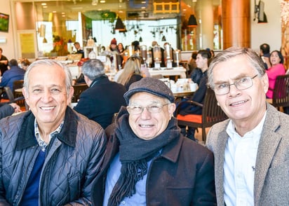 Rogelio Guerrero, Rubén Darío Martínez y Gilberto Sánchez.