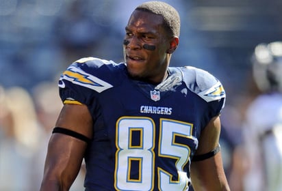 Antonio Gates jugó 16 temporadas con los Cargadores. (ARCHIVO) 