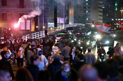 Las calles de la capital libanesa y de otras importantes ciudades como Trípoli, vivían este miércoles el segundo día de la 'Semana de la ira'. (EFE) 