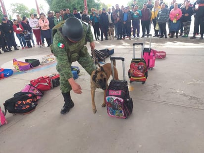 Solo será a solicitud de los directivos de cada plantel que personas ajenas al mismo como elementos de Seguridad Pública Municipal, del Mando Único o Binomios Caninos participen en los operativos. (EL SIGLO DE TORREÓN)