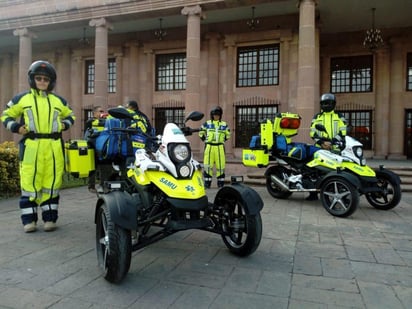 'Piedras Negras va a comprar las motocicletas que tiene Saltillo de primer respondiente, son motocicletas trimoto que tienen capacidad de respuesta en siete minutos', manifestó Roberto Bernal Gómez