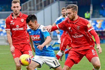 'El Chucky' podría ver acción en este duelo copero ante la poca actividad que ha tenido en los partidos de la Serie A italiana. (ARCHIVO) 