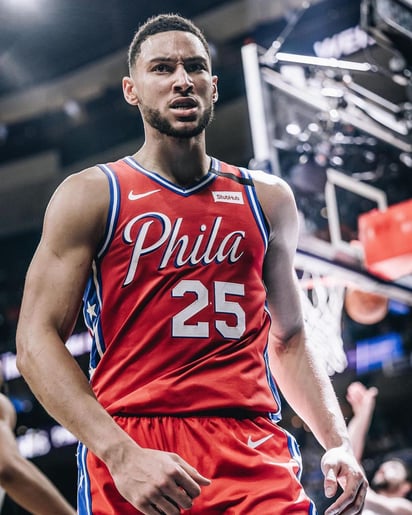 Ben Simmons empató la mejor marca de
su carrera. (ESPECIAL) 