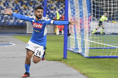 El capitán Lorenzo Insigne anotó el único gol del encuentro. (EFE)