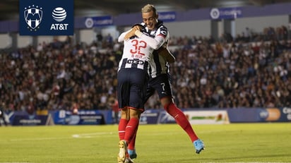 Maxi Meza anotó dos tantos en el partido, mientras que Rogelio Funes Mori se hizo presente en una ocasión. (Cortesía Rayados)