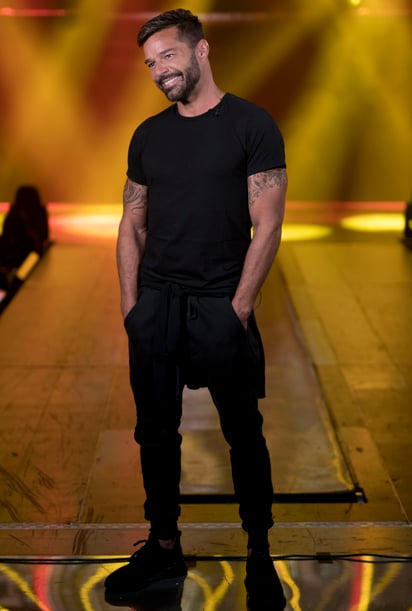 Motivado. Ricky Martin, quien comienza su próxima gira el 7 de febrero en el Coliseo de Puerto Rico José Miguel Agrelot, posa en San Juan en su encuentro con la prensa. (AP)