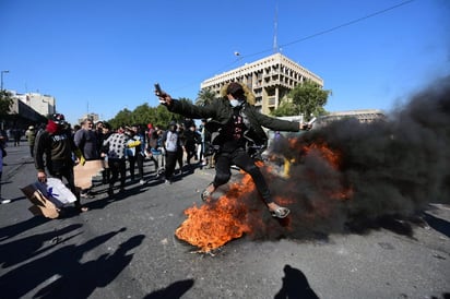 La Misión de las Naciones Unidas en Irak, (UNAMI, por sus siglas en inglés), confirmó hoy que 467 manifestantes han muerto desde el inicio de las protestas antigubernamentales. (ARCHIVO) 