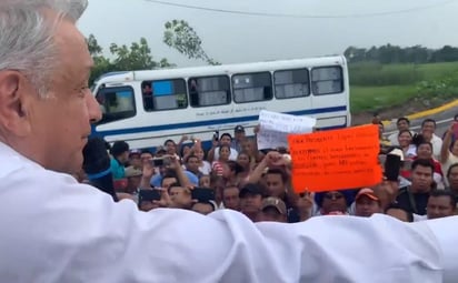 El presidente de México, Andrés Manuel López Obrador en su gira por Chiapas y Tabasco. (CAPTURA DE VIDEO)