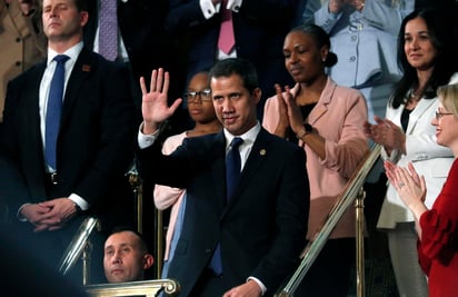 Guaidó ya estuvo en la noche del martes como invitado especial de Trump en su discurso sobre el Estado de la Unión. (EFE)