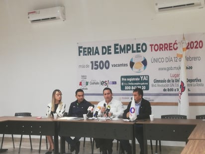 En rueda de prensa los organizadores dieron a conocer los pormenores de este primer evento del año de vacantes laborales.