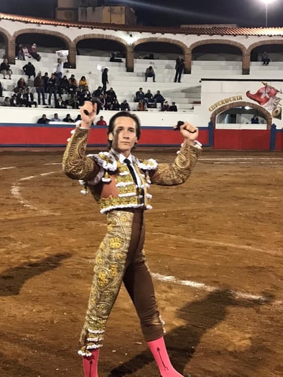 Arturo paseó par de orejas el pasado viernes en San Miguel de Allende. Hoy tendrá su debut en la plaza Nuevo Progreso.