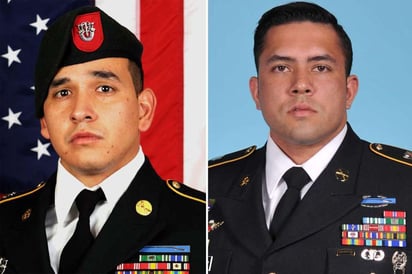 Los fallecidos fueron promovidos al rango de sargento de primera clase y recibieron la medalla de estrella de bronce. (AGENCIAS) 