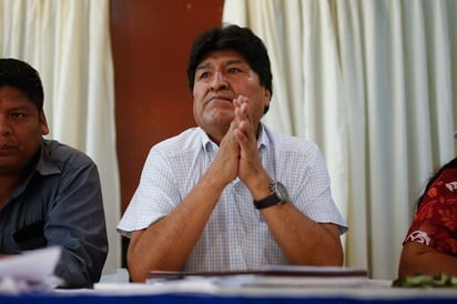 Morales aseguró que en Bolivia hay persecución política y acusó al Gobierno de Áñez de dar un golpe de Estado en noviembre. (EFE) 