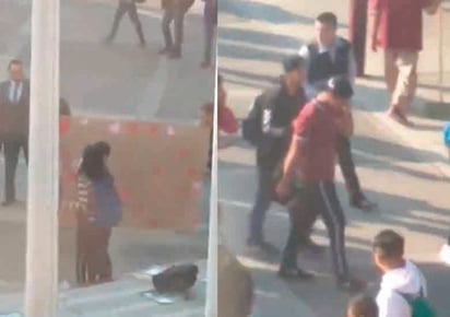 Video captado por mismos alumnos de la escuela. (CAPTURA) 