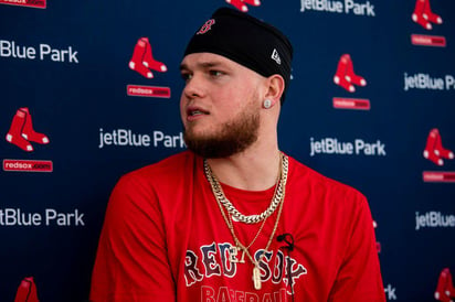 Verdugo será el primer pelotero de los Red Sox que vestirá el número 99. (CORTESÍA)