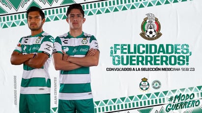  Eduardo Aguirre y Alan Cervantes, fueron llamados a una nueva convocatoria con el Tricolor Sub-23. (ESPECIAL)