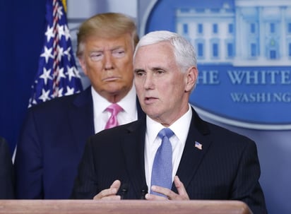 El presidente Trump (d) y el vicepresidente Mike Pence. (EFE) 