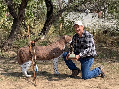 Con excelentes disparos al centro de la figura 3D, que resultaron con las puntuaciones más altas, Jorge Zarzar se quedó con la primera posición. (ESPECIAL)