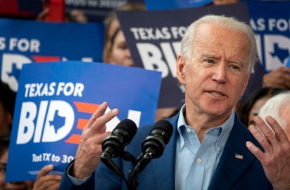 El exvicepresidente Joe Biden ha captado el apoyo de sus rivales y cientos de miles de probables votantes. (ARCHIVO) 