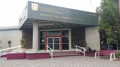 En los hospitales generales se recibe a los menores teniendo la opción de trasladarlos a Saltillo al centro infantil. (ARCHIVO)