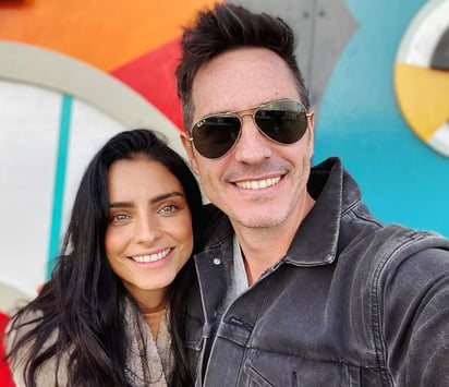 En buenos términos. El actor Mauricio Ochmann dedica felicitación de cumpleaños a Aislinn Derbez. (ESPECIAL)