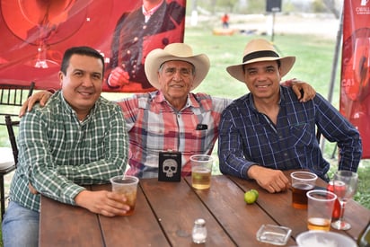 Juan José Bernal, Ángel Cepeda y Manuel Tolentino.