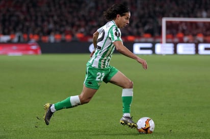 Según el diario catalán 'Mundo Deportivo', Lainez está molesto por tener poca actividad con el Real Betis Balompié. (ARCHIVO)