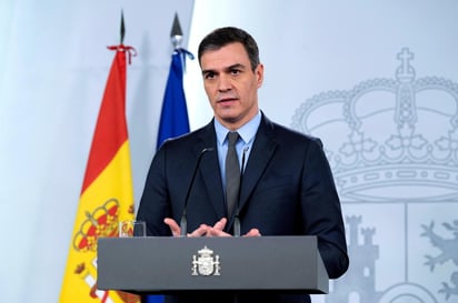 Pedro Sánchez, anunció hoy en conferencia de prensa que todos los trabajadores de las actividades no esenciales deberán ausentarse de sus centros de labores durante dos semanas. (ARCHIVO)