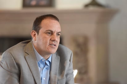 El gobernador de Morelos, Cuauhtémoc Blanco Bravo. (ARCHIVO)