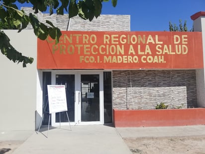 En tanto pasa la contigencia del COVID-19, la Centro Regional de Protección a la Salud suspendió algunos servicios. (EL SIGLO DE TORREÓN) 