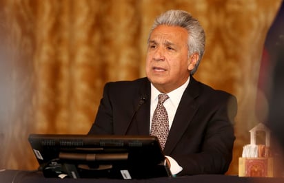 El presidente de Ecuador, Lenin Moreno, decide enfrentar la pandemia con el recorte a los sueldos de los altos funcionarios. (EFE) 