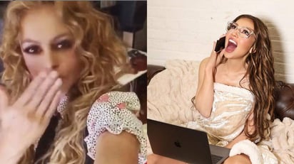 Desde su casa en Miami, la cantante Paulina Rubio ofreció un pequeño recital virtual que transmitió en vivo a través de Instagram este jueves. (INSTAGRAM)