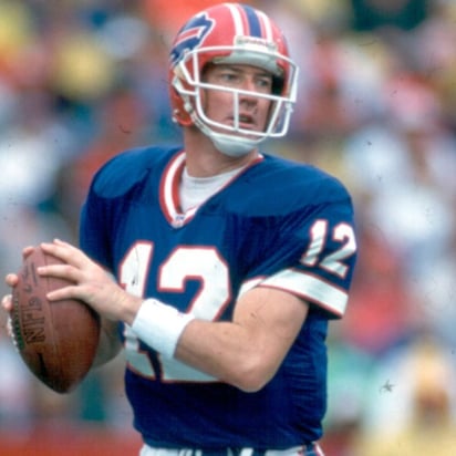 Jim Kelly, exmariscal de campo de los Bills de Buffalo. (ARCHIVO)