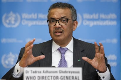 'Hemos recibido la carta y la atenderemos', se limitó a señalar Tedros en respuesta a la misiva anunciada el lunes por Trump. (ARCHIVO)