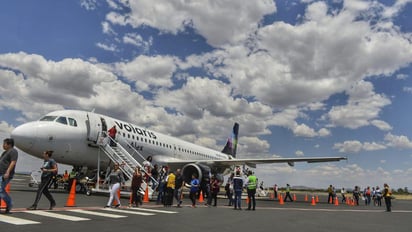 Tras dos meses de contingencia, las aerolíneas reiniciarán vuelos a Durango a partir de junio y los itinerarios de vuelo reabrirán paulatinamente según los protocolos de sanidad. (CORTESÍA) 