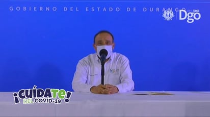 Las autoridades de Salud del estado de Durango, representadas por el secretario Sergio González Romero, presentaron como cada día la actualización sobre casos de COVID-19, enfermedad causada por el coronavirus SARS-CoV-2. (ESPECIAL)