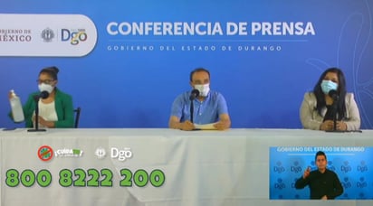 Esta noche la Secretaría de Salud de Durango dio a conocer su reporte diario de decesos y contagios por COVID-19 en la entidad. (ESPECIAL)