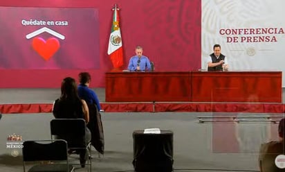 Las autoridades federales de Salud ofrecieron la conferencia de prensa diaria para informar a la población sobre la pandemia de la enfermedad COVID-19, causada por el coronavirus SARS-CoV-2, en México. (ESPECIAL)