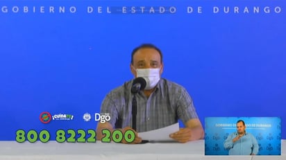 Las autoridades de Salud del estado de Durango, presentaron como cada día la actualización sobre casos de COVID-19, enfermedad causada por el coronavirus SARS-CoV-2. (ESPECIAL)