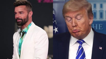 El cantante puertorriqueño Ricky Martin afirmó que es una 'locura' que el presidente de Estados Unidos, Donald Trump, no pida a las personas usar mascarilla para evitar el contagio del nuevo coronavirus en el país más afectado por la pandemia. (ESPECIAL) 