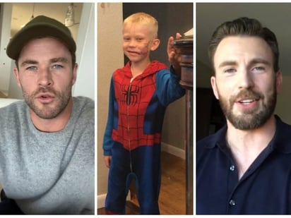 Emotivo. Chris Evans y Chris Hermsworth dedicaron mensajes al pequeño Bridger Walker.