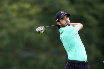 Abraham Ancer se colocó en la posición 25 tras la primera ronda. (ESPECIAL)