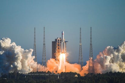 El lanzamiento desde el Centro Espacial Wenchang en la isla sureña de Hainan está previsto para las próximas semanas, dijo la Administración Espacial Nacional a la prensa estatal. (ARCHIVO)
