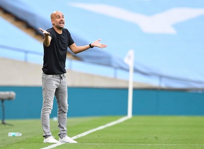 Pep Guardiola, entrenador del Manchester City, aseguró, tras la eliminación en la FA Cup a manos del Arsenal, que no jugaron bien y que también son 'humanos'. (ARCHIVO)