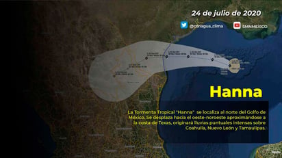 La Dirección de Protección Civil de Monclova se mantiene alerta y acuartelamiento de sus elementos por las próximas 72 horas, por la llegada este sábado por la noche de la tormenta tropical Hanna, que traerá lluvias acumuladas de más de seis pulgadas.  (SERGIO A. RODRÍGUEZ)