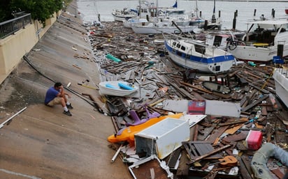 Hanna ha reducido su potencia a tormenta tropical con vientos máximos sostenidos de 85 kilómetros por hora. (AGENCIAS) 