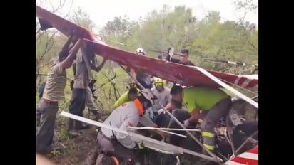 Protección Civil de Nuevo León recibió hoy por la tarde un reporte de un accidente aéreo en Cadereyta Jiménez. (ARCHIVO)