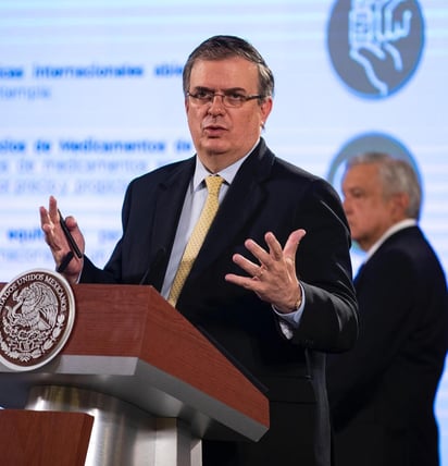 Ebrard Casaubón informó que se invertirá alrededor de 6 mil 800 millones de dólares en la compra de más de 3 mil claves de medicamentos en el extranjero. (EL UNIVERSAL)