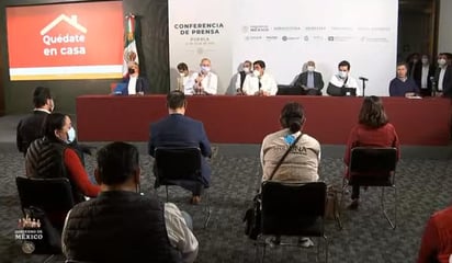 Las autoridades federales de Salud ofrecieron la conferencia de prensa diaria para informar a la población sobre la pandemia de la enfermedad COVID-19, causada por el coronavirus SARS-CoV-2, en México. (ESPECIAL)